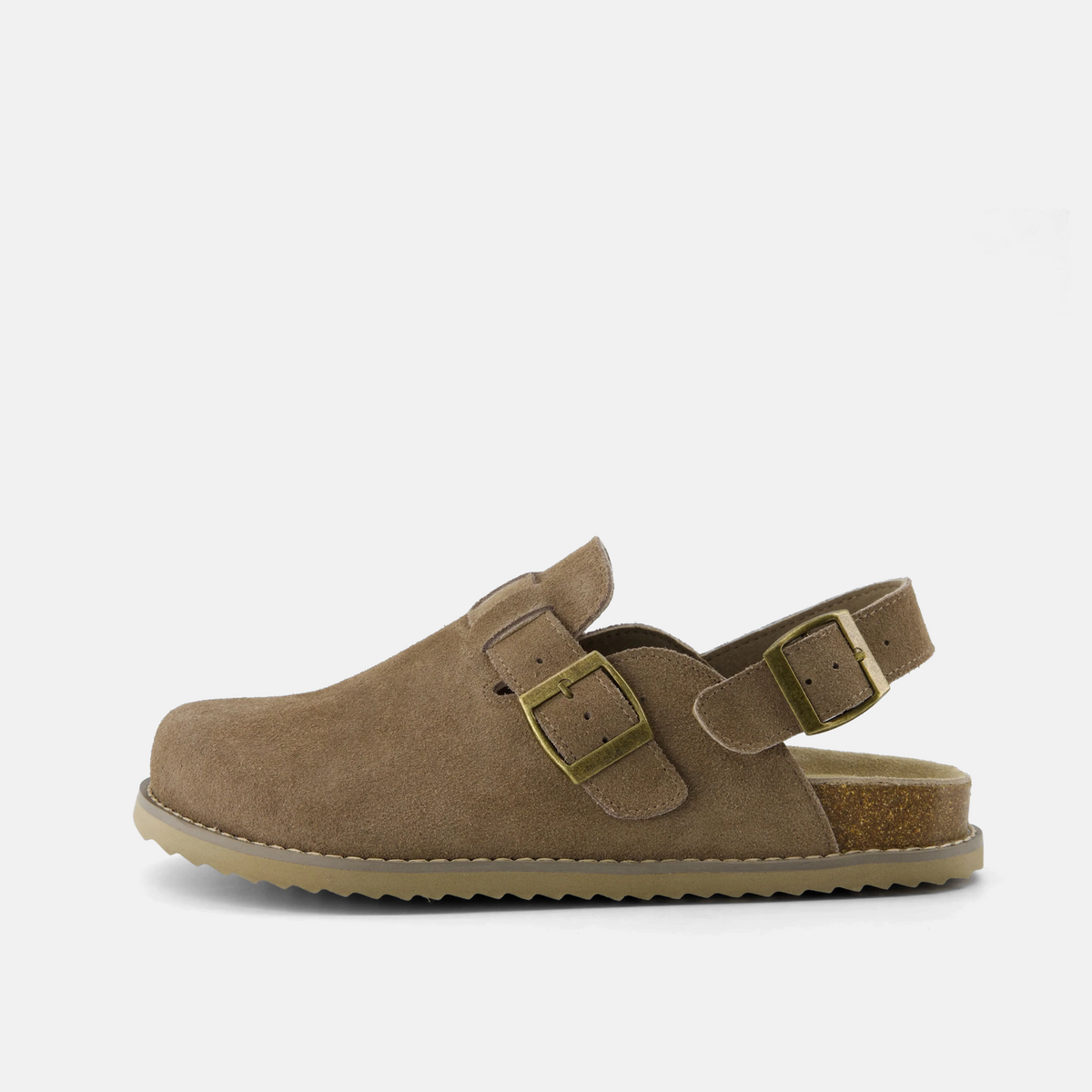 Brooklyn Suede Slingback Clogs