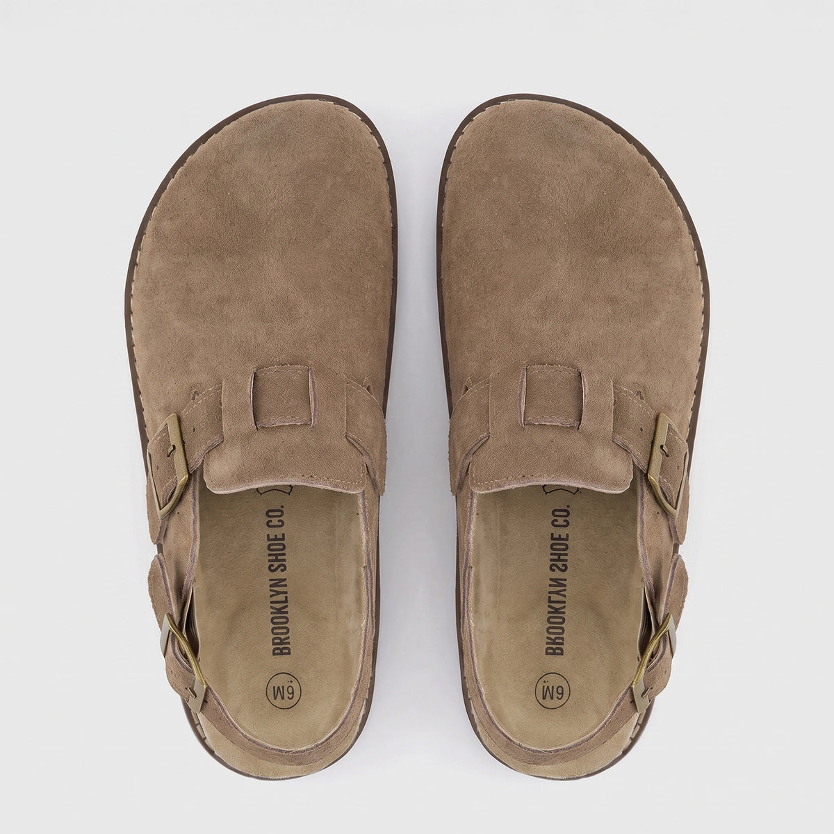 Brooklyn Suede Slingback Clogs
